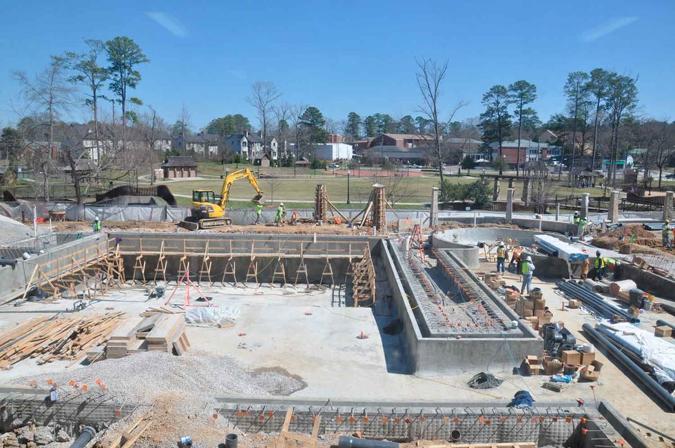 Community Center Construction Pool