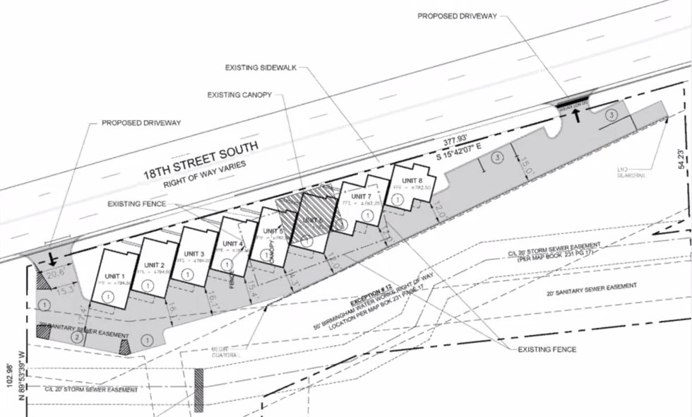 18th Street Townhomes Site Plan